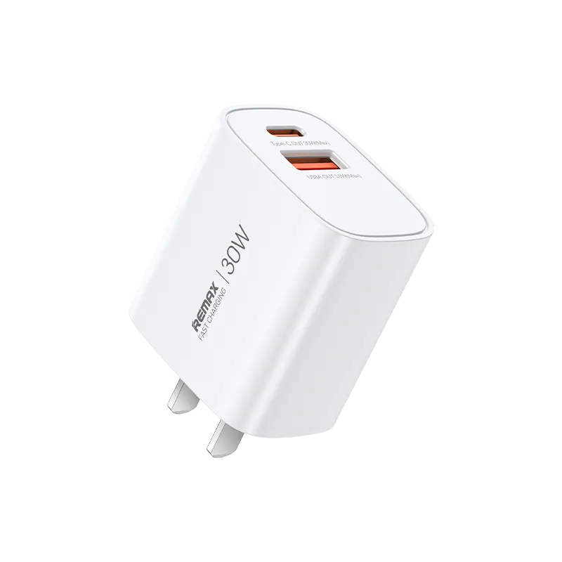 Remax U187-AC30W Dual Port Gallium Nitride Fast Charger